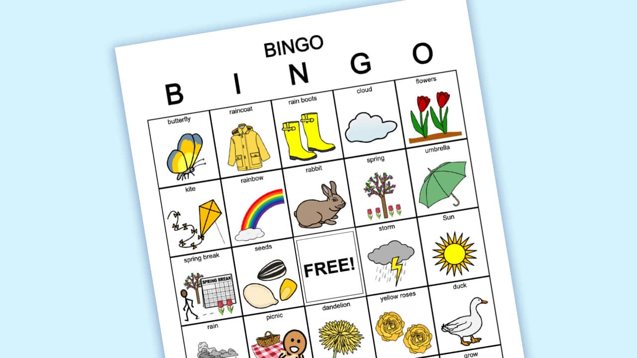 SymbolStix PRIME Bingo Board PDF - n2y